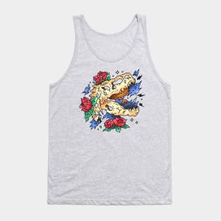 t-rex skull Tank Top